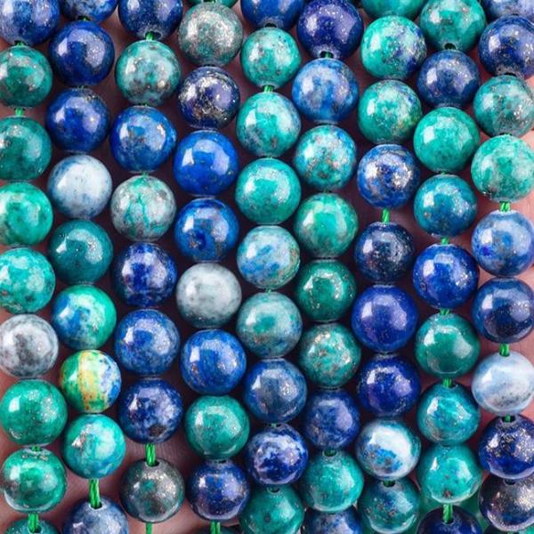 8mm Colourful Lapis Lazuli Gemstone Beads Healing Crystal Stone Beads For