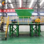 Carbon Steel Material Cardboard Double Shaft Shredder for Textile Waste