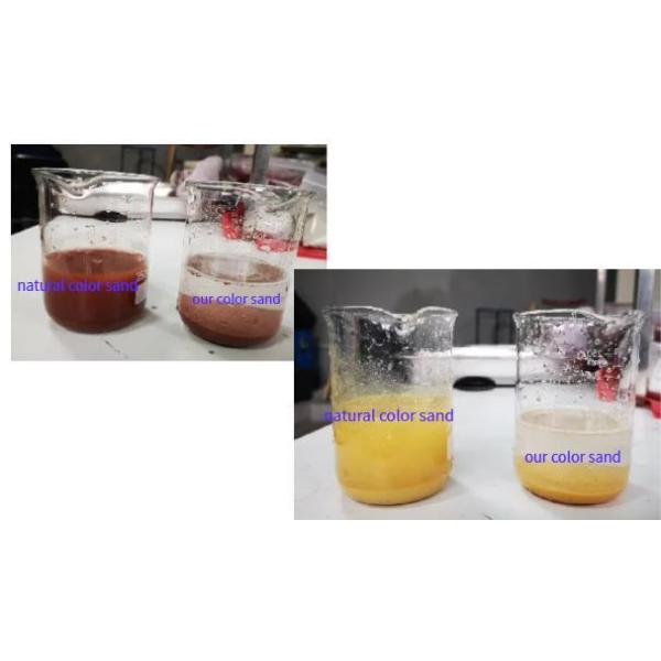 China Factory Direct Supply High-Temperature Calcined Pottery Color Sand