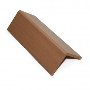China Anti Collision PVC Corner Strips Right Angle Wood Colors 50 X 50mm on sale