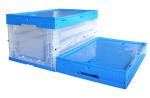Clear Plastic Storage Crate Folding Household Storage Box Eco - Friendly