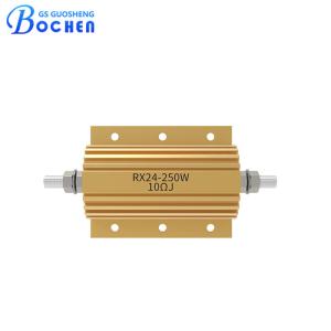 Wholesale Glod Aluminum Shell 50W 100W 1000W RX24 Wirewound Resistor from china suppliers