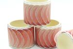 Gift Box Wrapping 35mm Pink Flower Diy Stickers With Tape