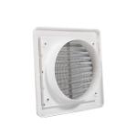 Customized Logo Bathroom Door Ventilation Grille with Axial Flow Fan and Axial