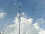 Hot Dip Galvanized Octagonal Steel Utility Pole wind proof