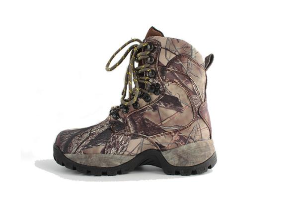 8 Inch Autumn Waterproof Hunting Boots , Anti Slip Insulated Snake Proof Hunting