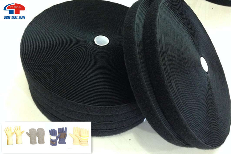 Wholesale Double Sided Hook Loop Tape Adhesive , Flame Retardant Hi Vis 100% Nylon from china suppliers