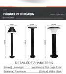 Lawn Lamp 3000K 12W Lamp Beads 202*600mm