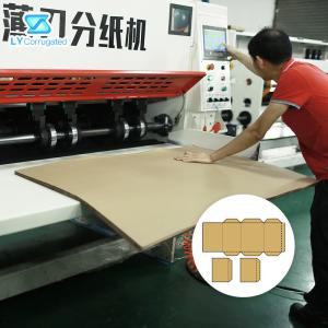 Wholesale Thin Blade Cardboard Box Cutting Machine PLC Control Honeycomb from china suppliers