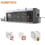 Milk Cup PET Disposable Hot Forming Machine Low Noice 11T 25Cycles/Min