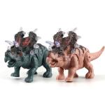 Finished Goods PVC Children's Toy Electric Dinosaur Triceratops with Sound and