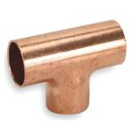 3/8" Inner Diameter 3 Way Equal Copper Tee Refrigeration And Air Conditioner