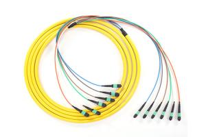 Wholesale OEM OM3 40G Fiber Optic Trunk Cable G655 G657 MTP MPO Patch Cord from china suppliers