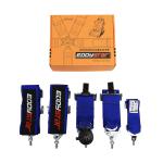 Nylon Sports Style Racing Seat Belt Bule Three Inch Width For Automotive Safety
