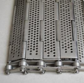 Wholesale High Load Stainless Steel Perforated Slatted Conveyor Belt Plate Chain from china suppliers