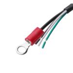 HSG 43645-0400 MX3.0-4P To Semi-stripped Wire And Ring Grounding Collar LVDS