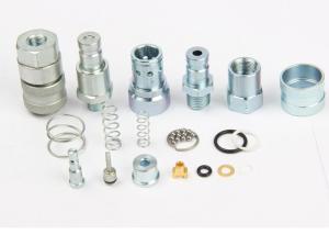 Wholesale Carbon Steel Flat Face Hydraulic Quick Couplers 1/4 Inch Chrome Three LSQ-PD from china suppliers