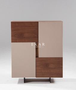 Wholesale Modern Design 2 Doors Cabinet Metal Frame Dining Room Sideboard from china suppliers