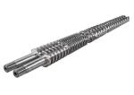 38crmoala Alloy Structural Steel Conical Twin Screw And Barrel For PVC WPC