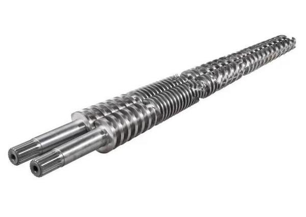 38crmoala Alloy Structural Steel Conical Twin Screw And Barrel For PVC WPC
