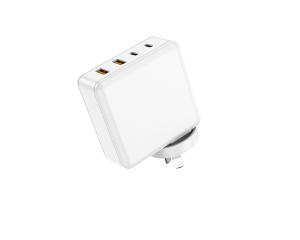 Wholesale High quality 100W Four-Port GaN Wall Charger with 2 USB-C (100W, 18W) &amp; 2 USB-A Ports (12W) with PD for Laptops from china suppliers