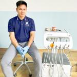 Mobile Dental Trolley All In One Mobile Dental Unit With Compressor