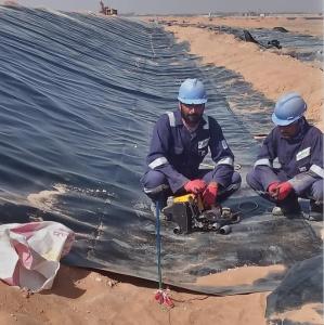 Wholesale Composite Geomembrane HDPE 2mm for Thickness 0.3mm-3.0mm HDPE Geomembrane Waterproof from china suppliers