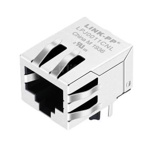 Wholesale YDS 13F-64ND2NL Compatible LINK-PP LPJ0011CNL 10/100 Base-T 1x1 Port RJ45 Ethernet Connector Tab Down Without Led from china suppliers