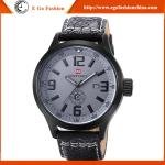 Oversize Big Wristwatch Low MOQ China Watch Supplier Genuine Cow Leather Watch