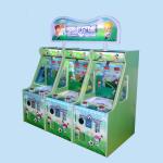 Theme Park Kiddie Ride Machines / Coin Operated Ball Shooting Happy Baby