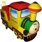 Hansel coin operated fiberglass children play games kiddie ride on train