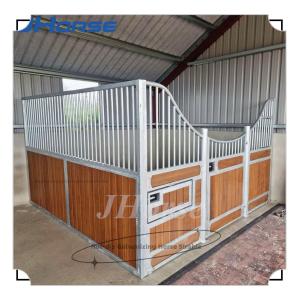 Wholesale Customizable Horse Stable Box In White Powder Coated Sliding Or Swing Door from china suppliers