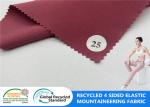 Polyester Spandex Recycled Plastic Bottle Fabric Dobby Sportswear Material