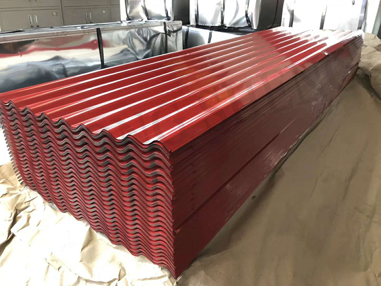 Best Seller 4x8 Galvanized Corrugated Sheet Metal Zinc Color Roofing Sheet Steel Roof within 3-5 Tons for All RAL COLOR