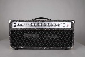 Wholesale Custom SSS Steel String Singer Tone Deluxe Handwired Guitar Amp Head 100W with Imported Snake Tolex Vox Grill Cloth from china suppliers