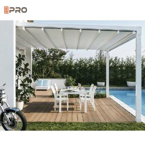 China Easy Install Outdoor Powder Coated Aluminum Pergola Retractable Side Ceiling Bracket on sale