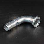 90 Degree SAE Flange 3000 Psi Stainless Steel Ferrule Hydraulic Hose Fitting