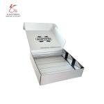 50mm Height 180mm Width White Corrugated Mailers With Double Sided Printed