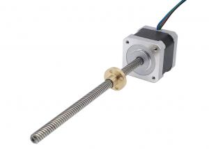 Wholesale NEMA17 Linear Lead Screw Hybrid Stepper Motor 42mm With POM Brass Nut from china suppliers