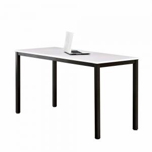 Wholesale Metal Steel Home Office Single Wooden Computer Table White W1800 D800 H750MM from china suppliers