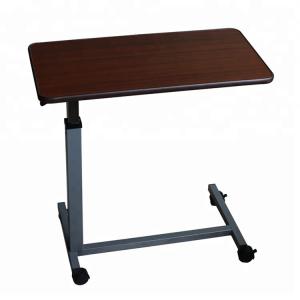 Wholesale CE ISO9001 Adjustable Height Hospital 1010mm Over Bed Tray Table from china suppliers