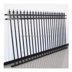 6ft 8ft Solid Metal Fence with Heat Treated Pressure Treated Wood Easy
