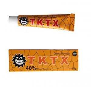 China TKTX Quick Strong Effect No Pain 40% Tattoo Anesthetic Cream / Deep Numb Cream on sale