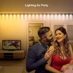 Addressable RGB IP68 Waterproof LED Eave Lights For Christmas Decoration