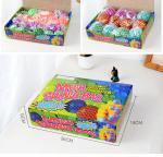Bead Water Walking Ball Rubber Squeeze Grape Ball Toy Mesh Squishy Ball 5cm 6cm