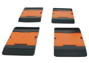 China 4 Sensors Portable Scales To Weigh Trucks , Axle Weighing System 220V / 50Hz Power on sale