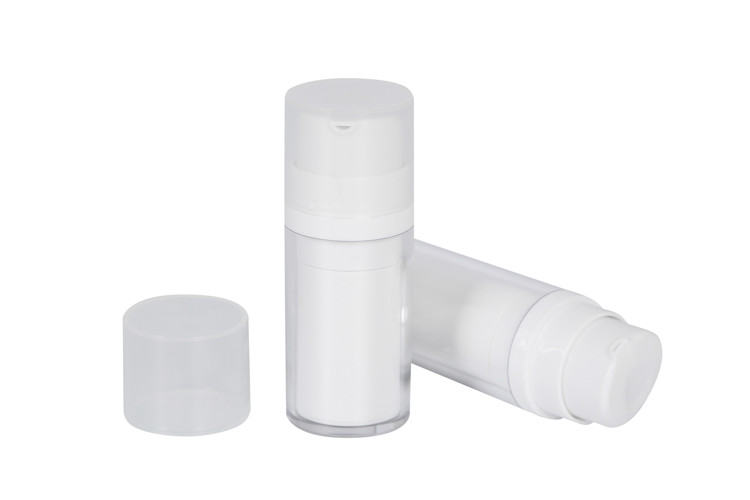 Cylinder Acrylic Matte Airless Vacuum Pump Bottle Lotion Container Cosmetic Bottle