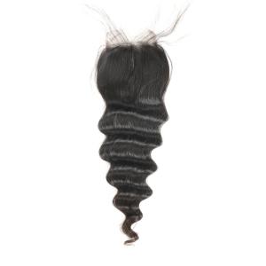 Wholesale Natural Looking Human Hair Lace Closure No Tangle Fashionable Appearance from china suppliers