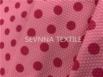 Polyester Micro Fiber Pink Recycled Swimwear Fabric Breathable For Ladies