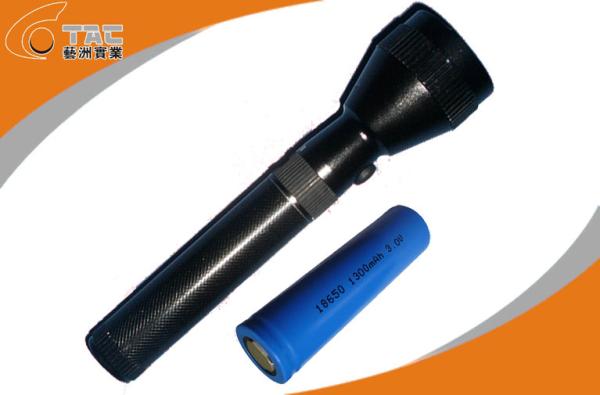 3.0V / 3.2V / 3.7V custom size Super Long Lifespan TAC Li-ION Led Flashlight AA